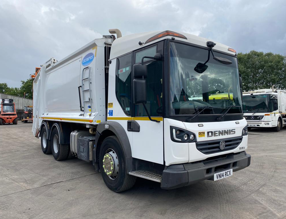 White Dennis refuge lorry